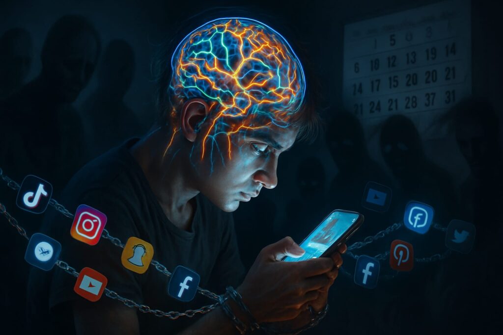Scientists Highlight Mental Health Risks Linked to Social Media Addiction